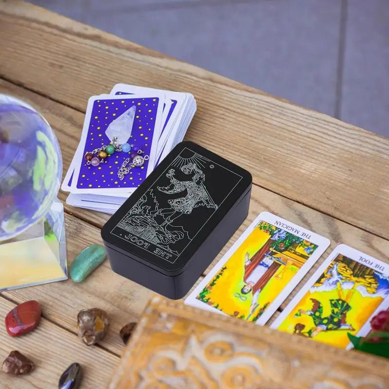 Tarot Card Iron Storage Box