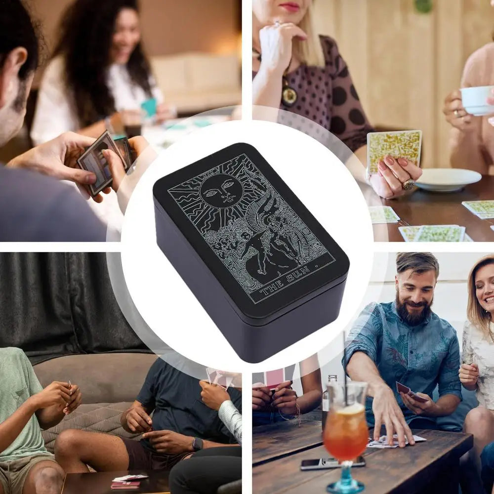 Tarot Card Iron Storage Box